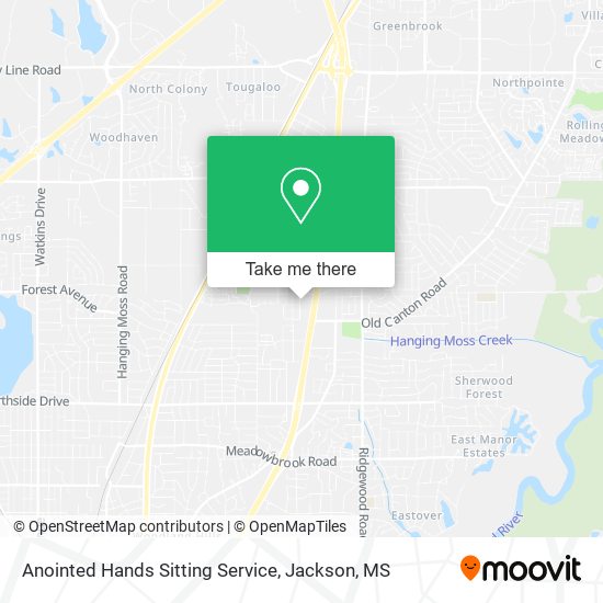 Mapa de Anointed Hands Sitting Service