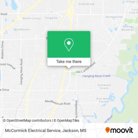 McCormick Electrical Service map