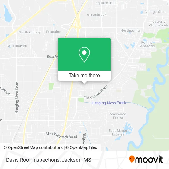 Davis Roof Inspections map