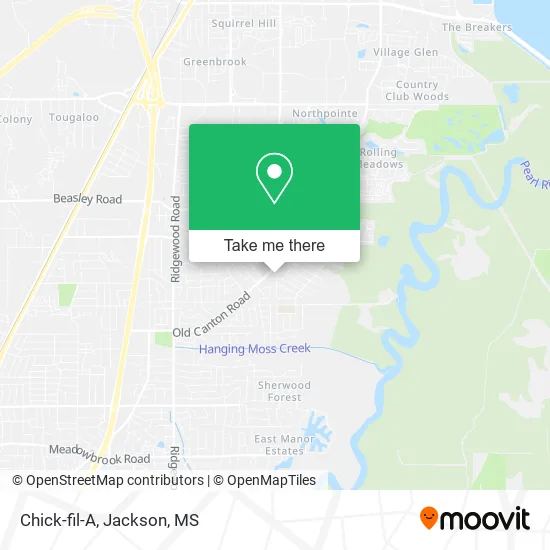 Chick-fil-A map