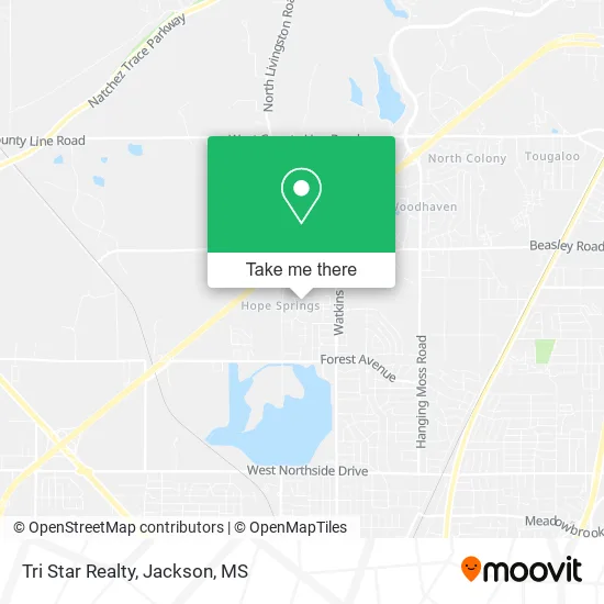 Tri Star Realty map
