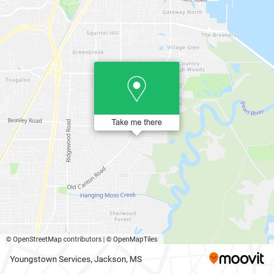 Mapa de Youngstown Services