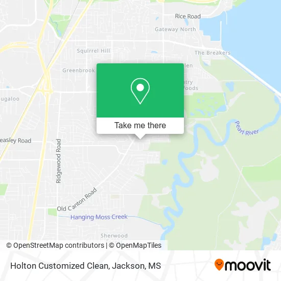 Mapa de Holton Customized Clean