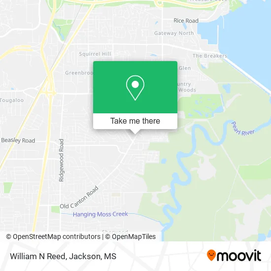 William N Reed map