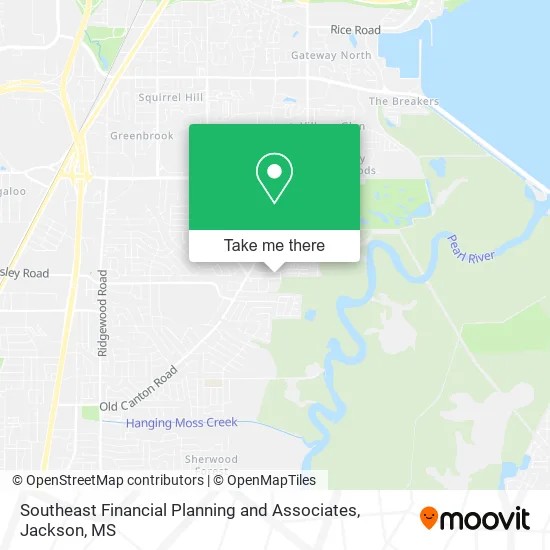 Southeast Financial Planning and Associates map