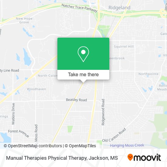 Manual Therapies Physical Therapy map