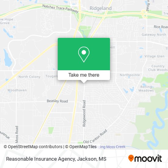 Reasonable Insurance Agency map