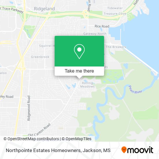 Mapa de Northpointe Estates Homeowners