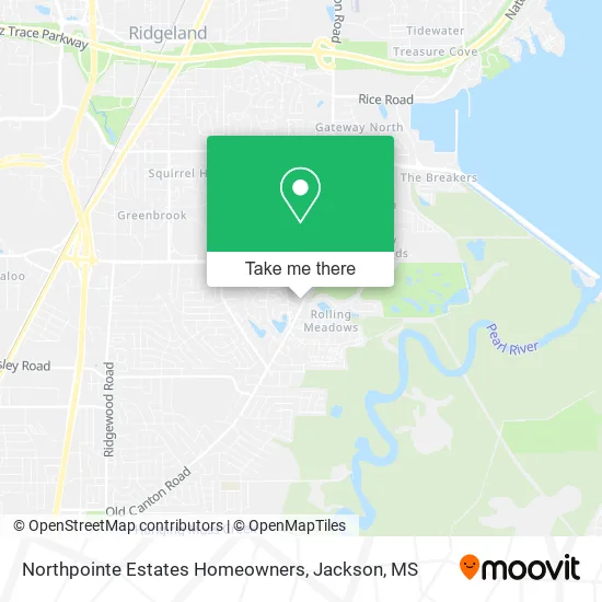 Northpointe Estates Homeowners map