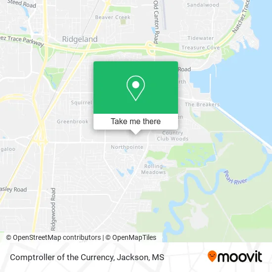 Comptroller of the Currency map