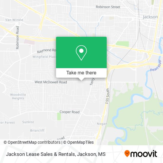 Mapa de Jackson Lease Sales & Rentals