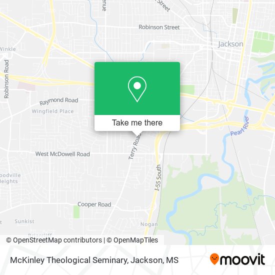 Mapa de McKinley Theological Seminary