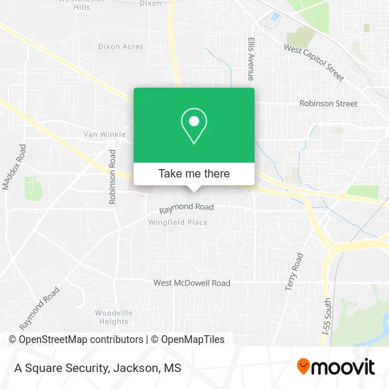 A Square Security map
