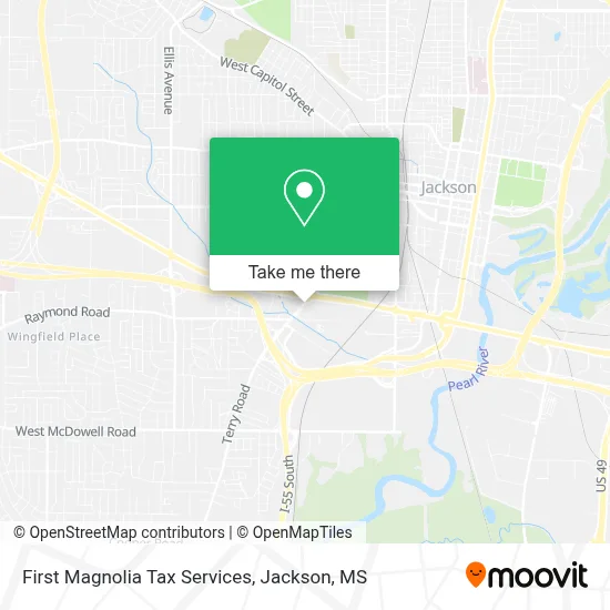 First Magnolia Tax Services map