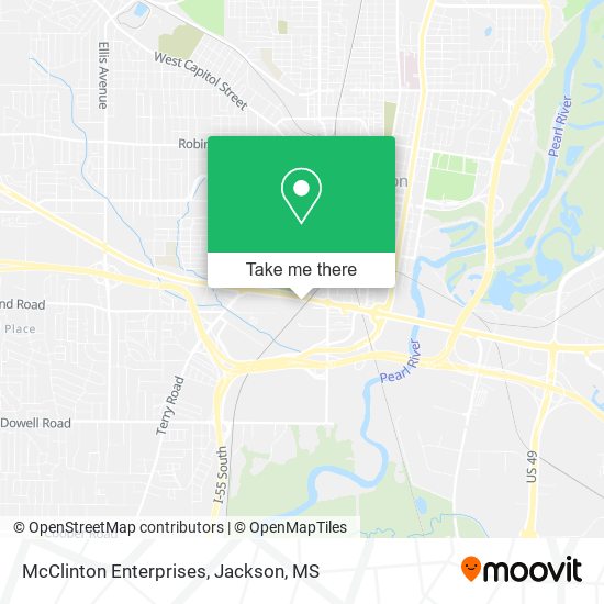 Mapa de McClinton Enterprises