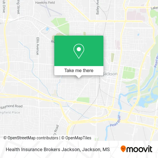 Health Insurance Brokers Jackson map