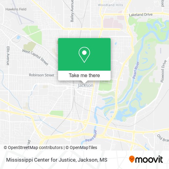 Mississippi Center for Justice map