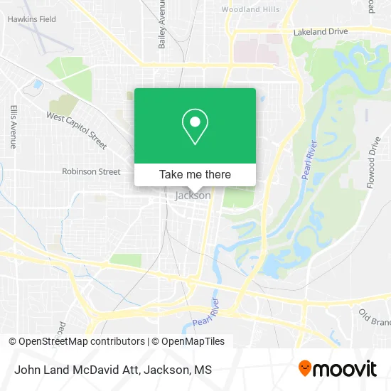 John Land McDavid Att map
