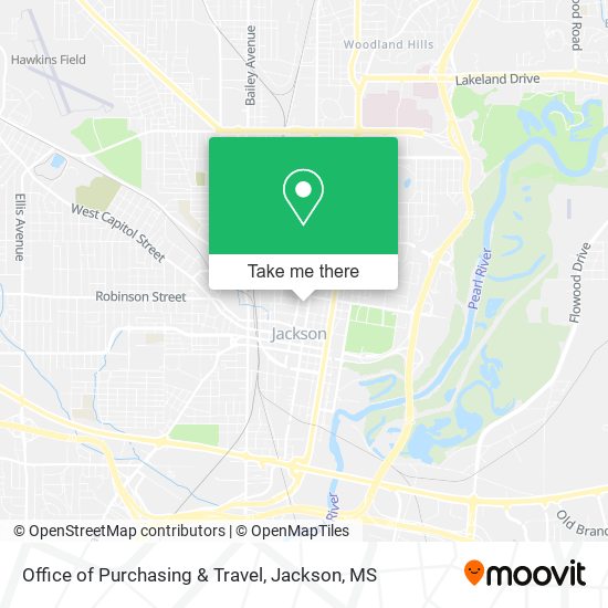 Office of Purchasing & Travel map
