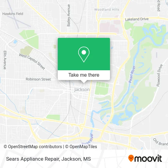 Sears Appliance Repair map