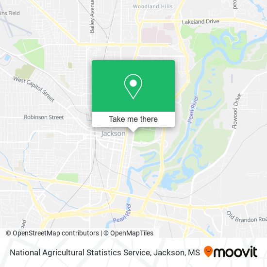 National Agricultural Statistics Service map