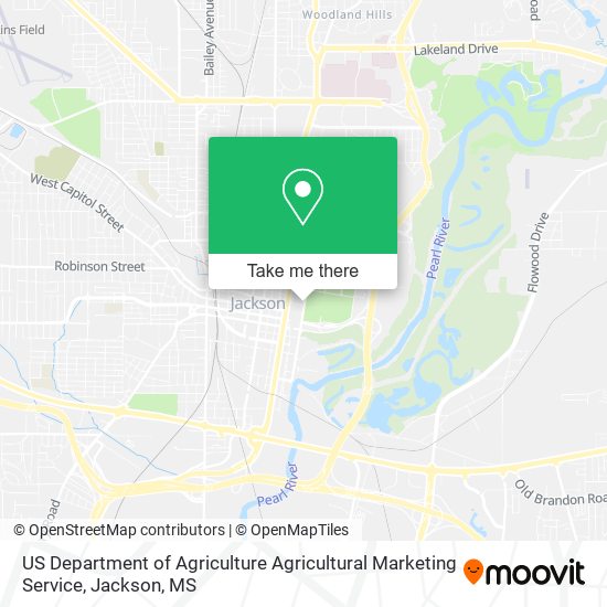 US Department of Agriculture Agricultural Marketing Service map