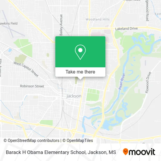 Barack H Obama Elementary School map