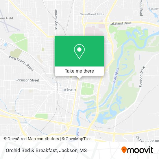Orchid Bed & Breakfast map
