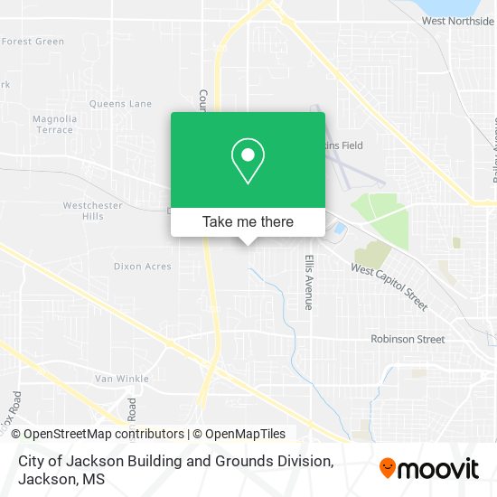 Mapa de City of Jackson Building and Grounds Division