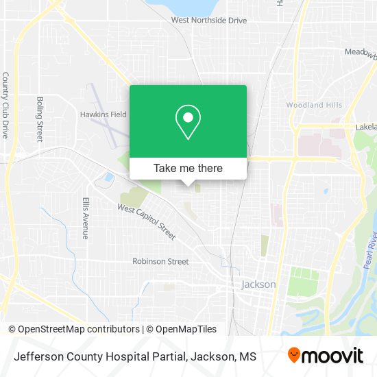 Jefferson County Hospital Partial map
