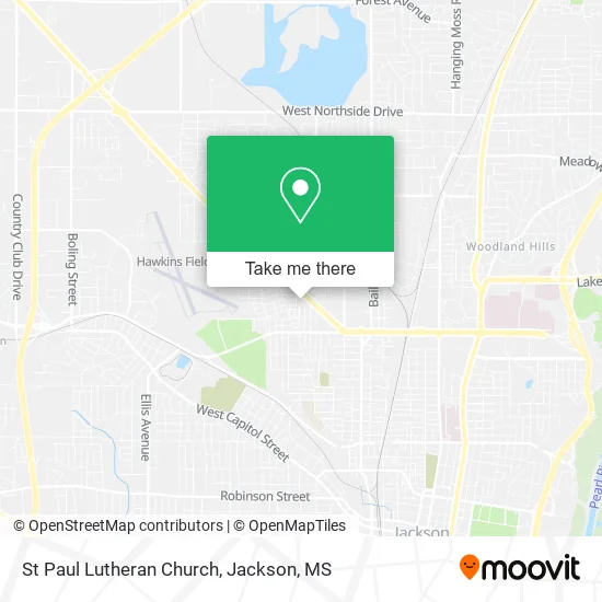 St Paul Lutheran Church map
