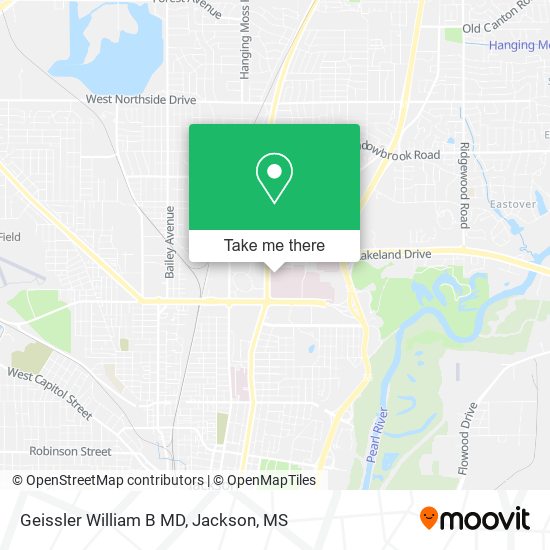 Geissler William B MD map