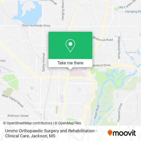 Ummc Orthopaedic Surgery and Rehabilitation - Clinical Care map