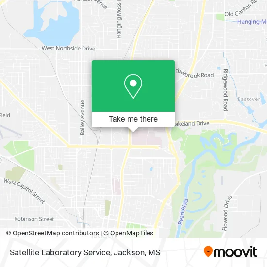 Satellite Laboratory Service map