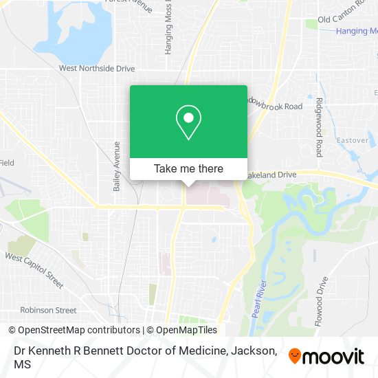 Dr Kenneth R Bennett Doctor of Medicine map