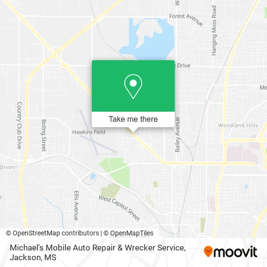 Mapa de Michael's Mobile Auto Repair & Wrecker Service