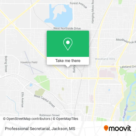 Professional Secretarial map