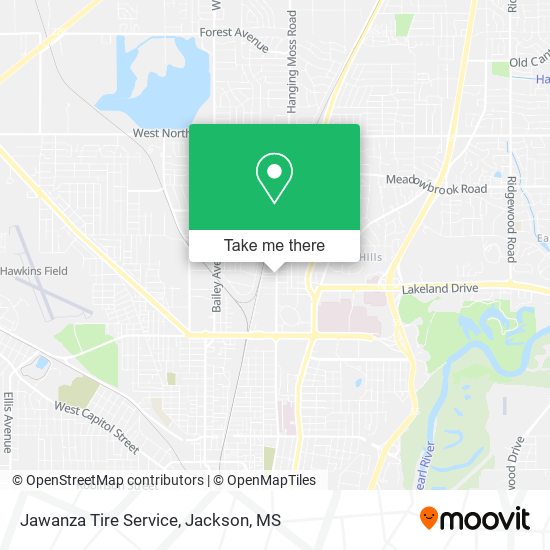 Jawanza Tire Service map