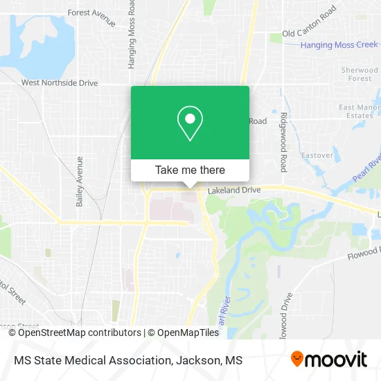MS State Medical Association map