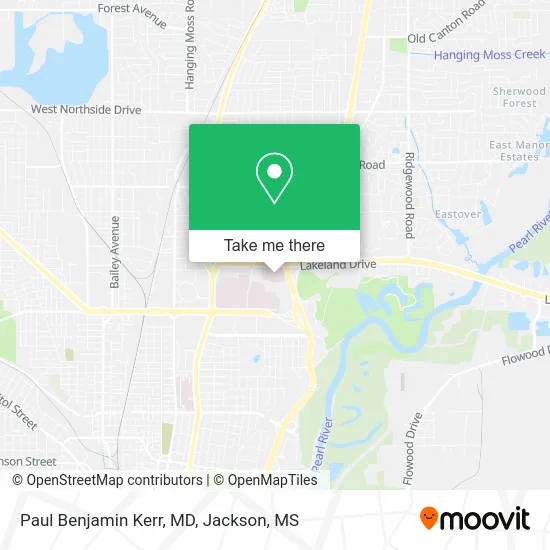 Paul Benjamin Kerr, MD map