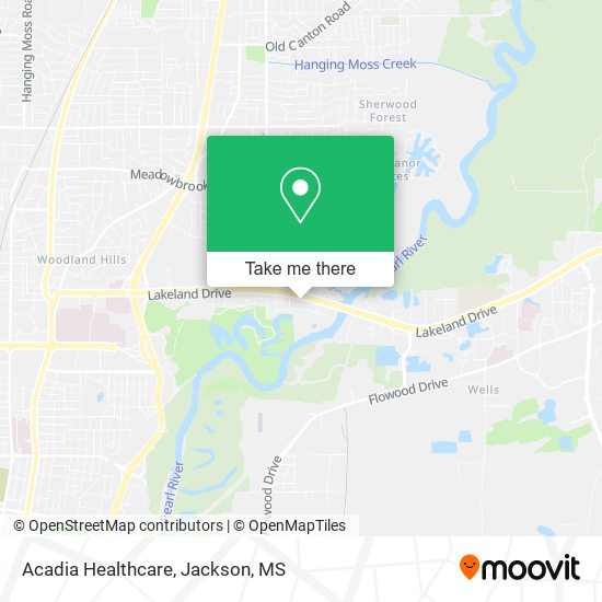 Acadia Healthcare map