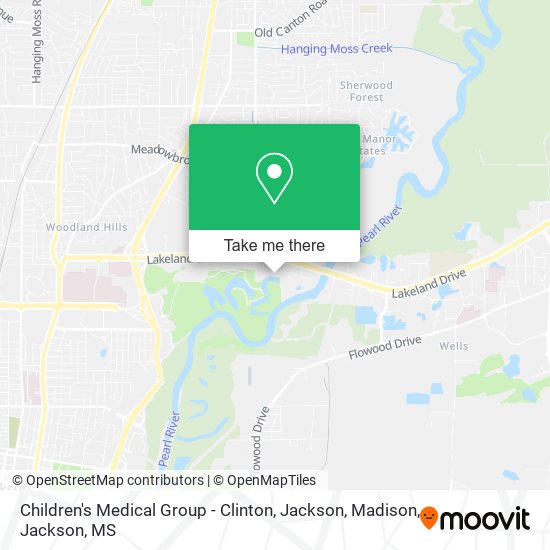 Mapa de Children's Medical Group - Clinton, Jackson, Madison