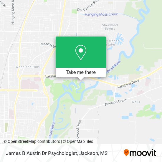James B Austin Dr Psychologist map