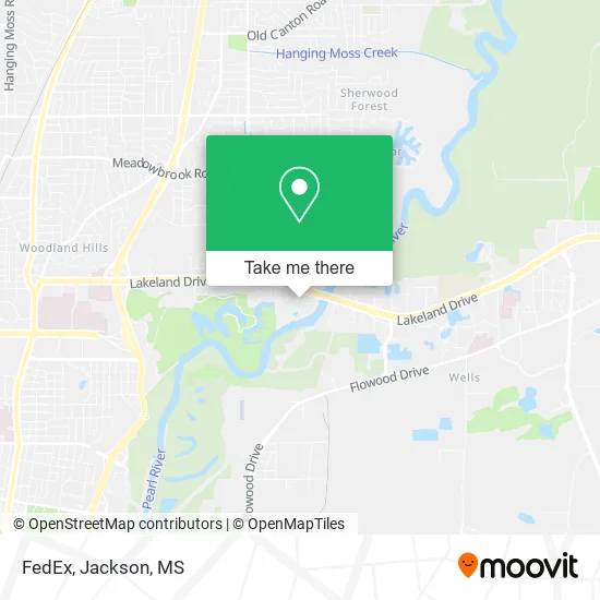 Mapa de FedEx