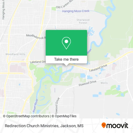 Redirection Church Ministries map