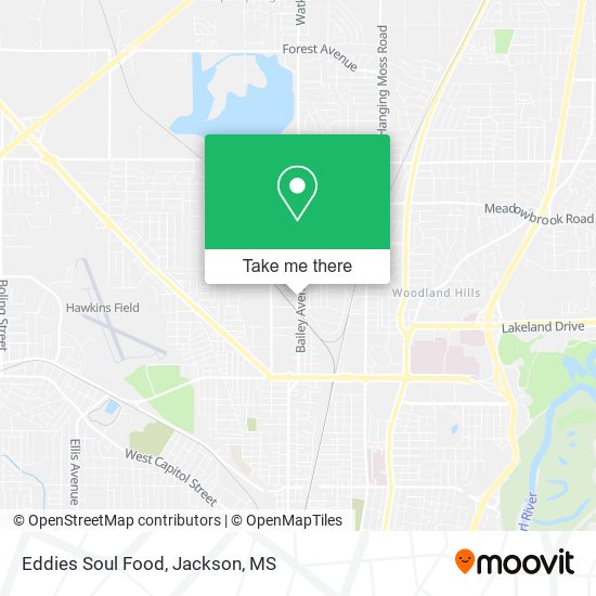 Mapa de Eddies Soul Food