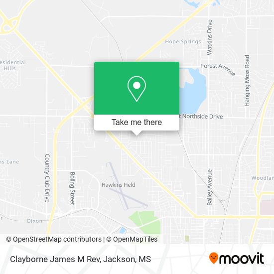 Clayborne James M Rev map