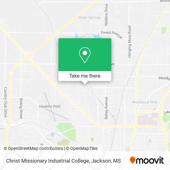 Christ Missionary Industrial College map