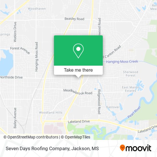 Mapa de Seven Days Roofing Company