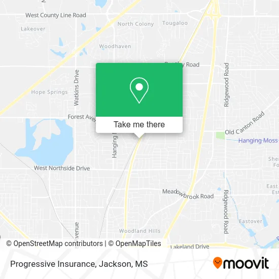 Progressive Insurance map